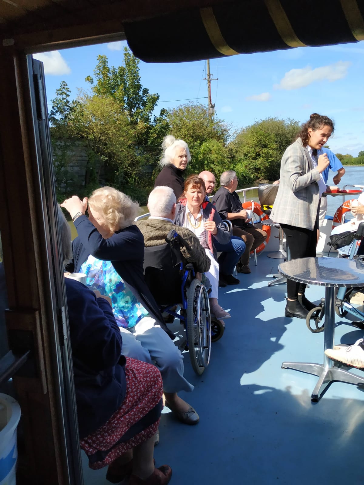 Phoenix day centre day out for a boat ride